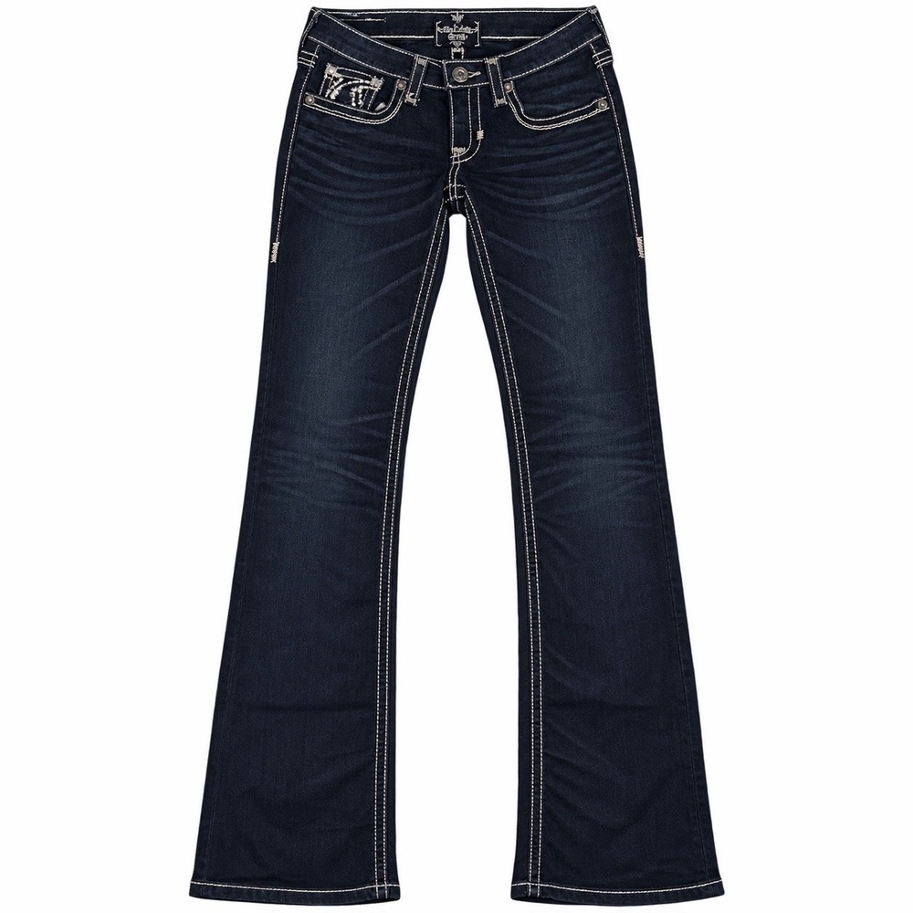 Women's Big Star Liv boot cut distressed jeans size 28x35 Regular